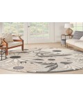 Nourison Aloha Beige ALH33 5 ft. 3 in. Round Rug