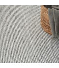 Nourison Natural Texture Ivory Grey NTX01 5 ft. X 7 ft. Rect. Rug