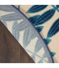 Nourison Aloha Area Rug ALH18-Navy