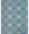 Nourison Jubilant Area Rug JUB06-Ivory/Blue