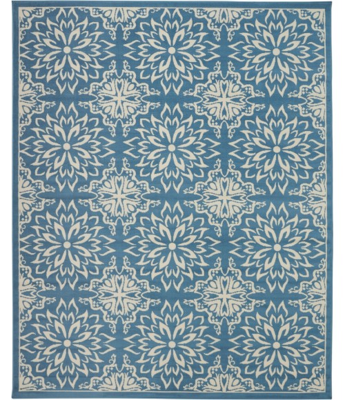Nourison Jubilant Area Rug JUB06-Ivory/Blue