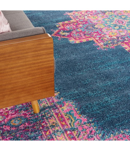 Passion Area Rug Nourison Passion Area Rug PSN03 Blue 10' x 14'