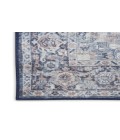 Nicole Curtis Machine Washable Series 1 Ivory Navy SR101 3 ft. X 5 ft. Rectangle Rug