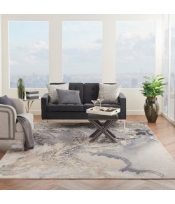 Nourison Maxell - Mae08 Grey Area Rug 10 ft. X 14 ft. Rectangle