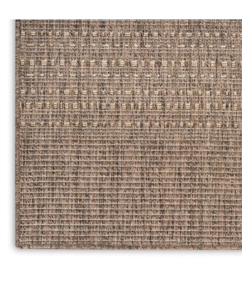 Nourison Tulum Brown TLM01 5 ft. 3 in. X 7 ft. Rect. Rug