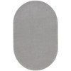 Nourison Essentials - Nre01 Silver Grey Area Rug 6 ft. X 9 ft. Oval Oval