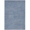 Nourison Essentials - Nre01 Blue Grey Area Rug 6 ft. X 9 ft. Rectangle