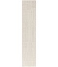 Nourison Cozy Modern Ivory Grey CMD03 2 ft. 2 in. X 10 ft. Rect. Rug