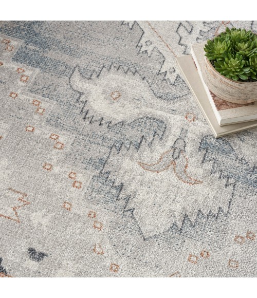 Nourison Astra Machine Washable Area Rug Nourison Astra Machine Washable Area Rug ASW11 Light Blue
