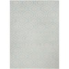 Nourison Jubilant - Jub19 Ivory Blue Area Rug 5 ft. 3 X 7 ft. 3 Rectangle