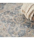 Nourison Astra Machine Washable Area Rug ASW12 Grey/Blue