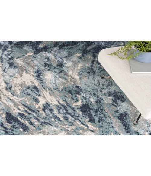 Nourison American Manor Blue Ivory AMR03 7 ft. 10 in. X 9 ft. 10 in. Rectangle Rug
