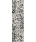 Nourison Concerto Ivory Grey CNC17 2 ft. 2 in. X 7 ft. 6 Rect. Rug