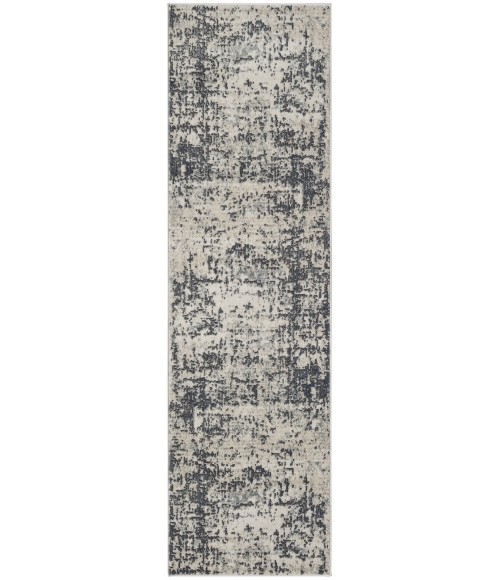 Nourison Concerto Ivory Grey CNC17 2 ft. 2 in. X 7 ft. 6 Rect. Rug