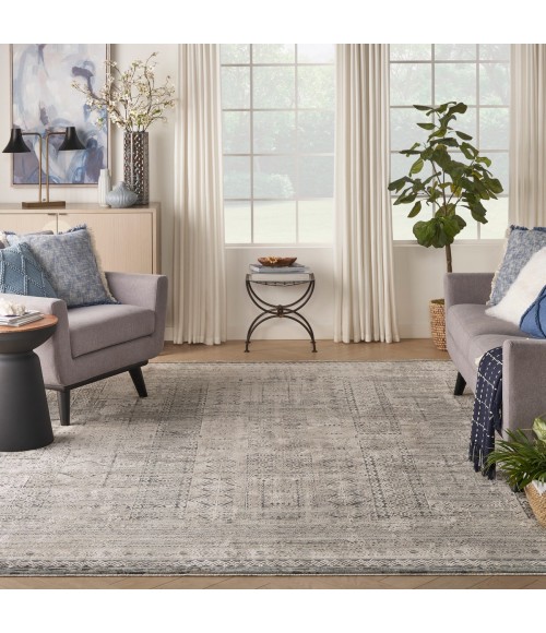 Nourison Lynx Ivory Blue LNX06 12 ft. X 16 ft. Rect. Rug