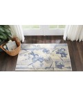 Nourison Somerset Area Rug ST18-Ivory/Blue