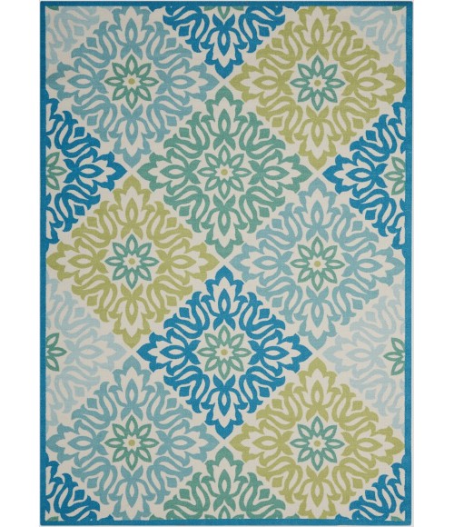 Nourison SUN N' SHADE Area Rug Waverly Sun N' Shade Area Rug SND23-Marine