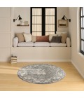 Nourison Quarry Blue QUA05 4 ft. X Round Rug