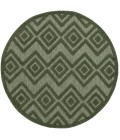 Nourison Home Versatile Green NRV01 4 ft. Round Rug