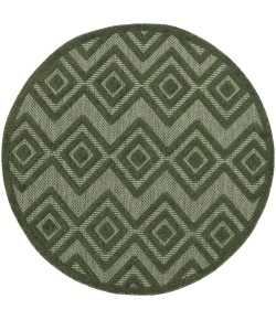 Nourison Home Versatile Green NRV01 4 ft. Round Rug