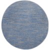 Nourison Essentials - Nre01 Blue Grey Area Rug 4 ft. X Round