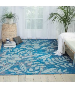 Nourison Home & Garden - Rs108 Blue Area Rug 7 ft. 9 X 10 ft. 10 Rectangle