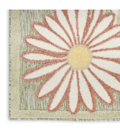 Nourison Aloha Sage Rose ALH33 7 ft. 10 in. X 10 ft. 6 in. Rect. Rug