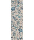 Nourison Tranquil Runner Area Rug TRA02-Ivory/Light Blue