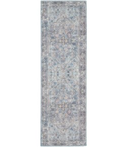 Nourison Home New Concept Washable - Sr104 Light Grey Blue Area Rug 2 ft. 2 in. X 10 ft. Runner