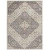 Nourison Elation - Etn08 Ivory Grey Area Rug 4 ft. X 6 ft. Rectangle