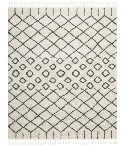 Nourison Moroccan Shag - Mrs01 Cream Area Rug 7 ft. 10 X 10 ft. 6 Rectangle