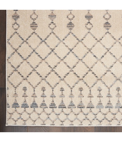 Nourison Royal Moroccan Area Rug RYM03-Beige/Grey