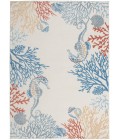 Nourison Seaside Area Rug SDS03 Ivory/Multi