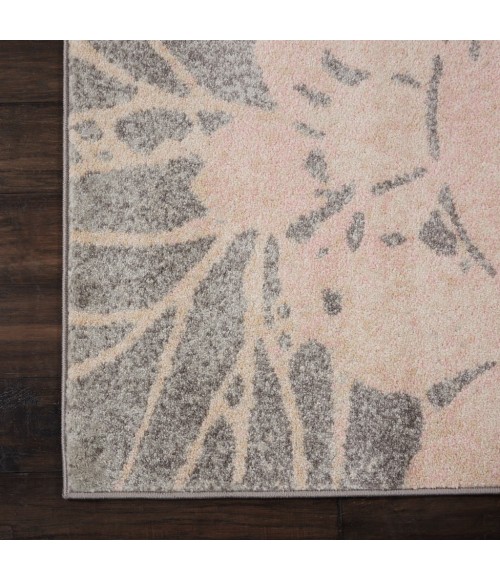 Nourison Tranquil Area Rug TRA08-Grey/Pink