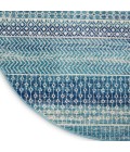Passion Area Rug Nourison Passion Area Rug PSN26 Navy Blue 4' Round