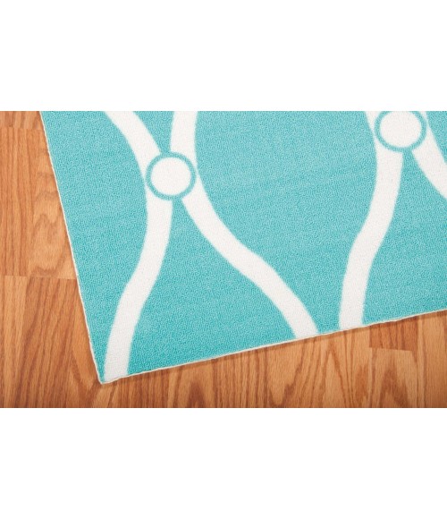 Nourison Home & Garden Area Rug RS089-Aqua