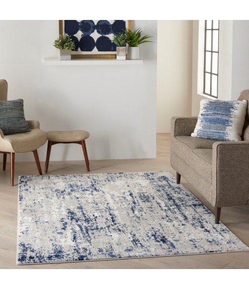 Nourison CYRUS Area Rug Nourison Cyrus Area Rug CYR03-Ivory/Navy