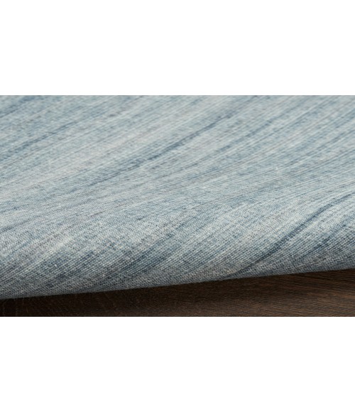 Nourison Washable Essentials Aqua WAE01 4 ft. X 6 ft. Rectangle Rug