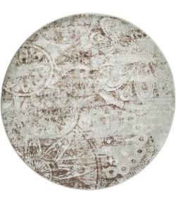 Nourison Euphoria - Eup03 Grey Area Rug 7 ft. 10 X Round