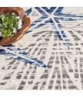 Nourison Seaside Ivory Grey Blue SDS04 9 ft. X 12 ft. Rect. Rug
