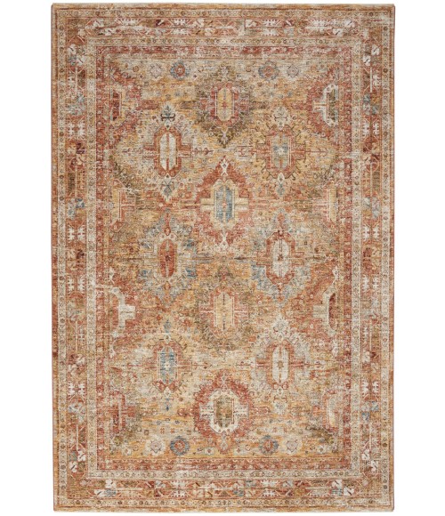 Nourison Sahar Rust SHR01 8 ft. X 10 ft. Rect. Rug