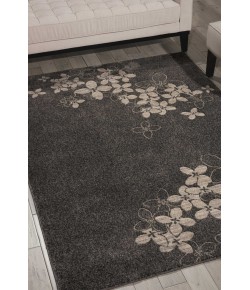 Nourison Maxell - Mae02 Charcoal Area Rug 3 ft. 10 X 5 ft. 10 Rectangle