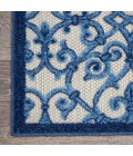 Nourison Aloha Runner Area Rug ALH21-Grey/Blue