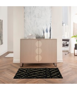 Nourison Grafix - Grf04 Black Area Rug 2 ft. X 4 ft. Rectangle