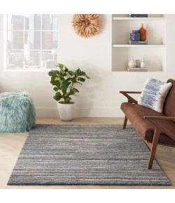 Nourison Plateau - Pae01 Blue Area Rug 5 ft. 6 X 7 ft. 5 Rectangle