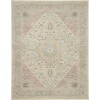 Nourison Tranquil(Traql) - Tra06 Ivory Pink Area Rug 8 ft. X 10 ft. Rectangle