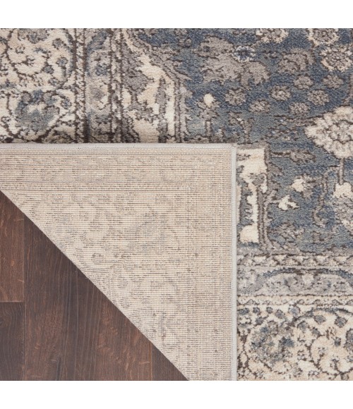 Nourison Quarry Grey/Ivory QUA07 4 ft. X 6 ft. Rect. Rug