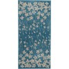 Nourison Tranquil(Traql) - Tra04 Turquoise Area Rug 2 ft. X 4 ft. Rectangle