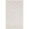Nourison Easy Care Ivory White NES01 2 ft. X 6 ft. Rectangle Rug