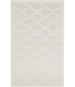 Nourison Easy Care Ivory White NES01 2 ft. X 6 ft. Rectangle Rug